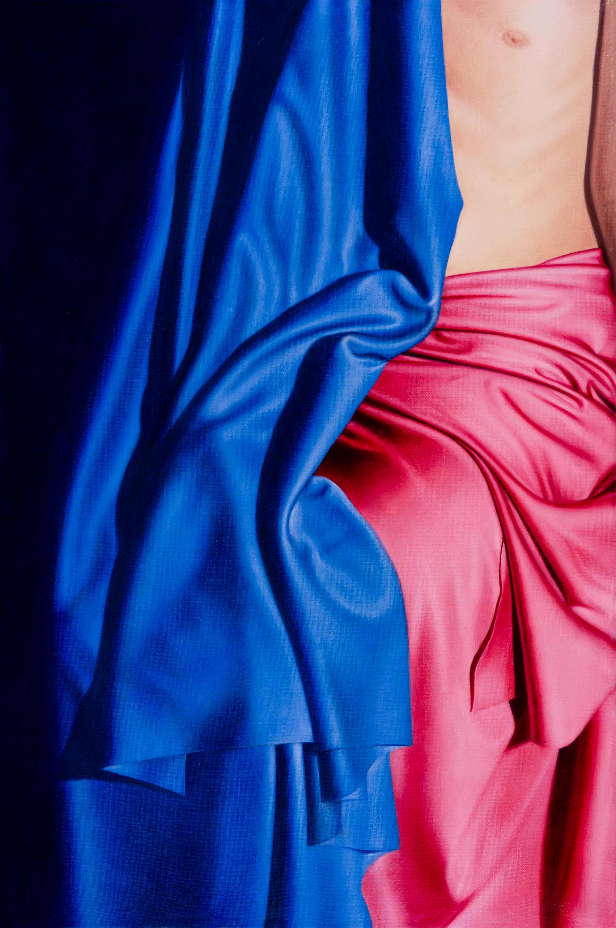 Jacopo da Pontormo 
Molybdänrot
Leithners Blau
Öl auf Leinwand